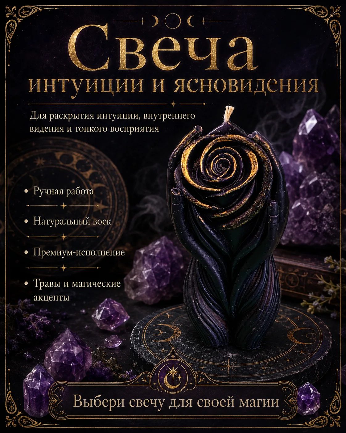 Премиум-свеча «Интуиция и ясновидение»