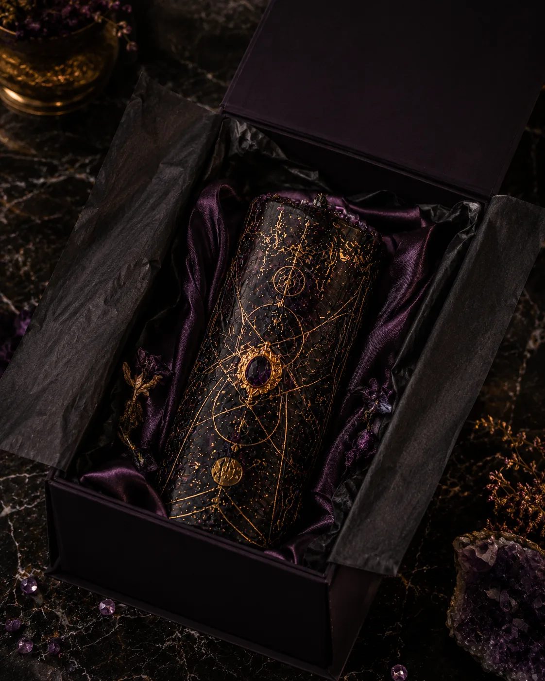 Премиальная ритуальная свеча благополучия